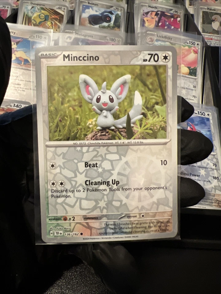Minccino 136/162 Sv05: Temporal Forces Reverse Holo - Image 1 of 1