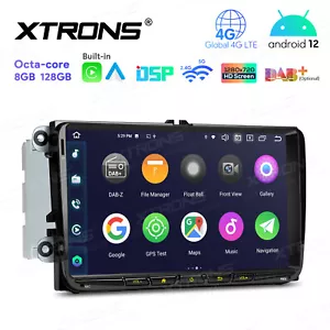 9" Android 12 8-Core 8+128GB CarPlay GPS Stereo Radio 4G LTE for VW Golf Jatta - Picture 1 of 21