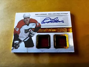 Memorabilia doble Panini National Treasures 2013-14 Eric Lindros #DM-EL auto patio - Imagen 1 de 2