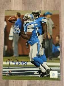 Archivo de fotos 8x10 firmado por Ryan Broyles certificado de autenticidad Detroit Lions Oklahoma Sooners - Imagen 1 de 1