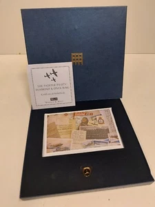 Windsor & Allen The Fighter Pilots Diamant & Onyx Ring Präsentationsbox - Bild 1 von 15