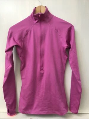 NIKE PRO Women's HYPERWARM 1/2 Zip Jacket Fitted Lavender Pink 604885-675 Sz S - Image 1 of 3