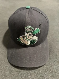 Vintage New Era MiLB Clinton Lumber Kings Black Snapback Pro Model Hat/Cap - Picture 1 of 6