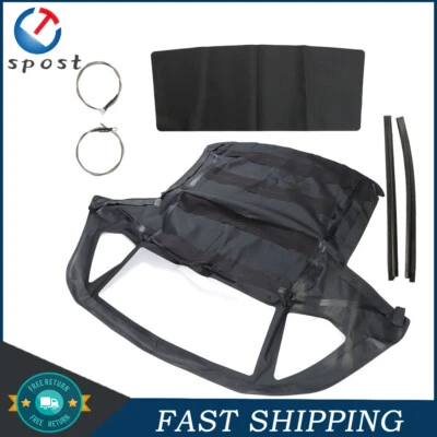 NEW FOR Mercedes R107 280SL 560SL 380SL 450SL Convertible Soft top 72-89 Black Foto 1 de 4