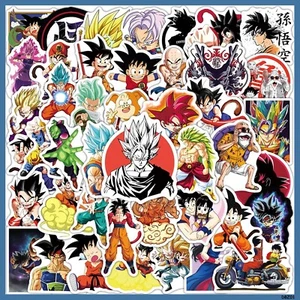 100 pegatinas ANIME DRAGON BALL Z SUPER SAIYAN GOKU, computadora portátil, automóvil, teléfono, nevera - Imagen 1 de 9