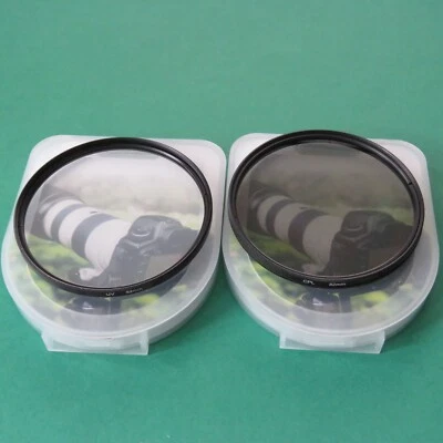 UV 82mm/CPL 82mm Filter Set for DSLR camera lenses Canon R Nikon Z Sony Olympus - Image 1 of 4
