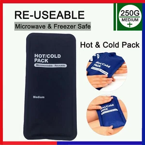 Reusable Microwaveable Hot and Cold Pack Heat Ice Gel Pack First Aid Pain Relief - Picture 1 of 2