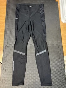 Garneau Compression Cycling Pants Black Full Length Mens Size Medium - Bild 1 von 4