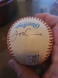 Jeff Conine Pat Rapp Plus 2 Players Signed Rawlings AL Baseball MS000068 - Picture 1 of 5
