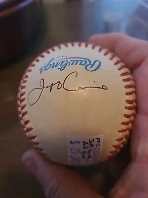 Jeff Conine Pat Rapp Plus 2 Players Signed Rawlings AL Baseball  MS000068 - Image 1 of 4