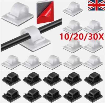 10-30PCS Outdoor Light Clips String Lights Clips With Self Adhesive Hooks UK - Image 1 of 4
