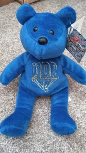 Racing Champions WCW NWO Nitros Wolves DDP blau Plüsch Beanie Bär 1999 - Bild 1 von 2
