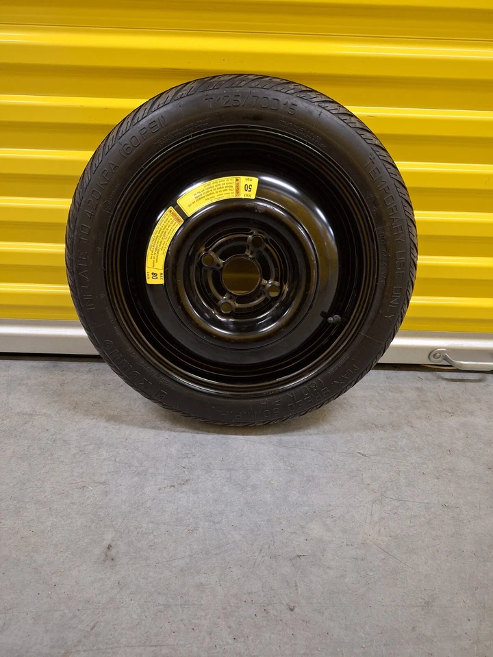 2004-2008 SUZUKI FORENZA SPARE TIRE DONUT WHEEL RIM OEM T125/70D15 - Image 1 of 4