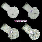 Premium Aquamarine Gemstone Crushed Powder - for Resin Art, Craft, Ring inlay