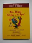 Fiddler on the Roof Vocal Score Broadway Musical Joseph Stein UNUSED 184 PAGES