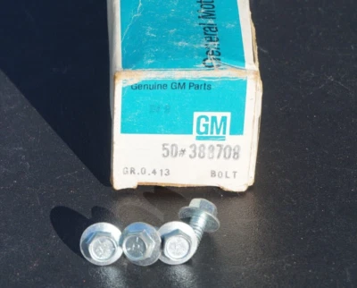 Four NOS GM 388708 Valve Cover Bolts 1964-81 Chevy Corvette Camaro Chevelle Nova - Image 1 of 4