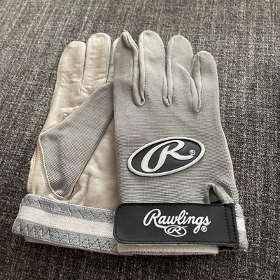 Rawlings Adult Small Golf/baseball  Gloves Black/gray & White New - Image 1 of 4