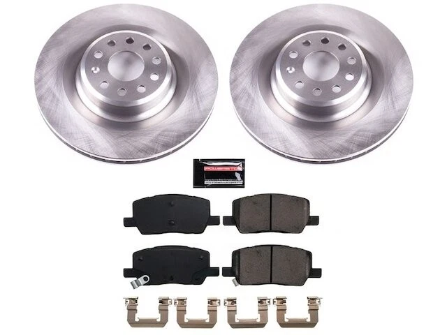 Rear Brake Pad and Rotor Kit For 17-21 Tesla S X NK18H9 - Image 1 of 1