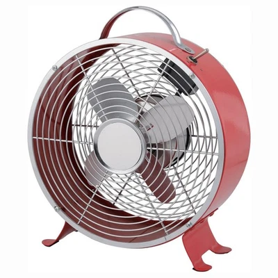 VENTILATOR Retro-design CMI FE-20 Tischventilator Metall, Ø 26 cm, rot TOP - Bild 1 von 2