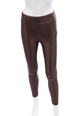 Koral Women's High Waist Full Length Shiny Legging Brown Size S - Image 1 of 4