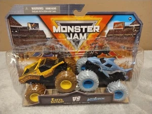 Monster Jam Truck : Earth Shaker Vs. Megalodon 1:64 Scale Series 31 True Metal - Picture 1 of 12