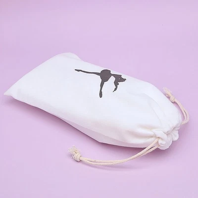 Bolsa de armazenamento para sapatos de balé infantil grande capacidade bolsa de armazenamento com cordão duplo - Imagem 1 de 4