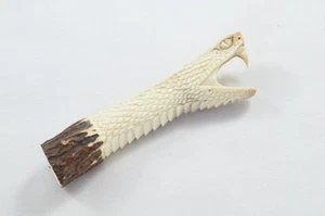 Python Carved Stag Horn Antler Slingshot Catapult Handle Sling Shot - Picture 1 of 3