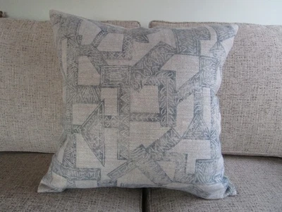 Funda de almohada de tela de mezcla de lino Pazura de Zak & Fox 1 pieza -21" cuadrados cremallera invisible Foto 1 de 4