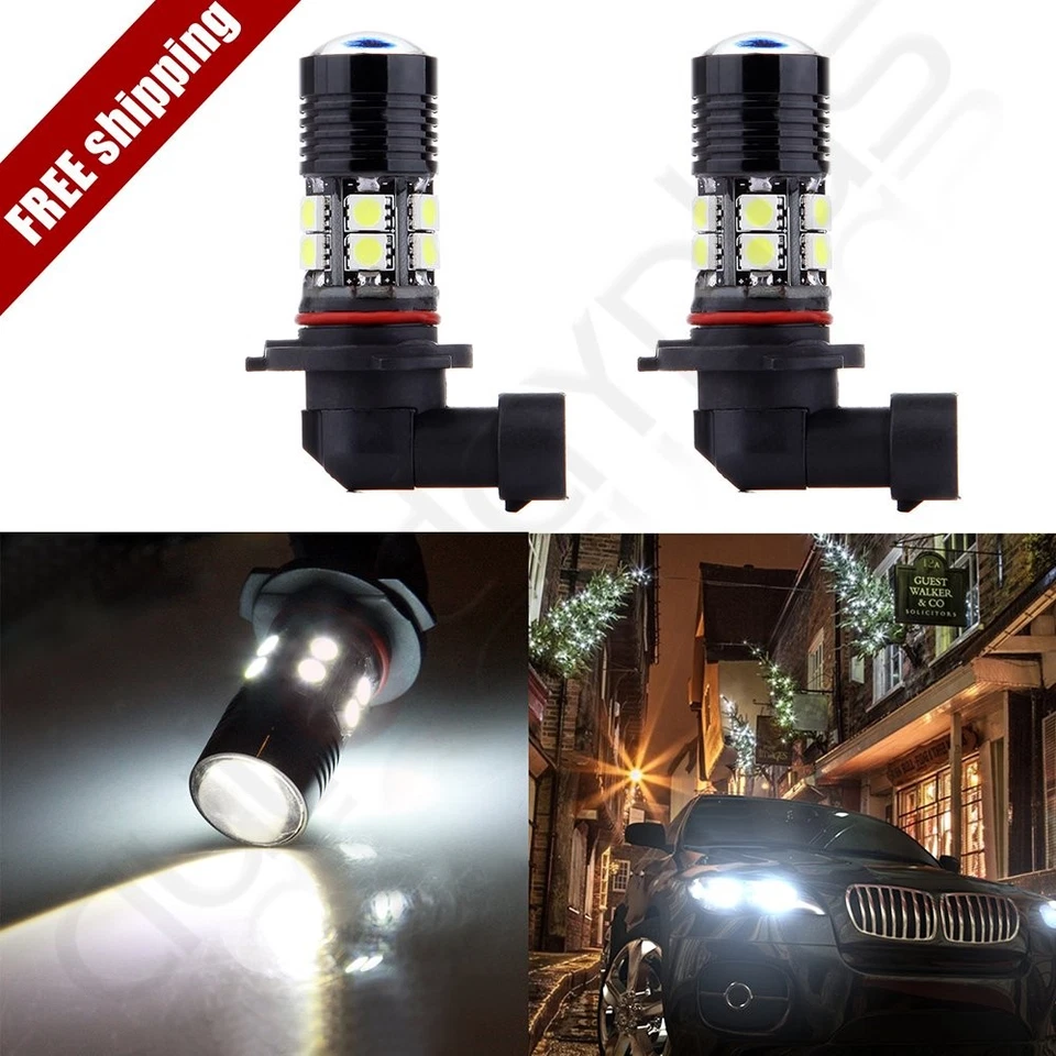 2x Luz antiniebla LED 12 SMD xenón blanco 2x alta potencia 9005 HB3 60W 6000LM 6000K Foto 1 de 1