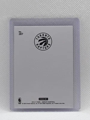 Jared Sullinger 2016-17 Complete NBA - TEAM LOGO BACK #287 RC - Toronto Raptors - Image 1 of 2