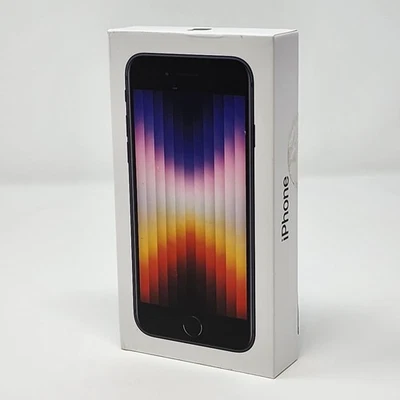 New Sealed Apple iPhone SE 3rd Gen 64GB Midnight (Total By Verizon) Free Sim Kit - Image 1 of 4