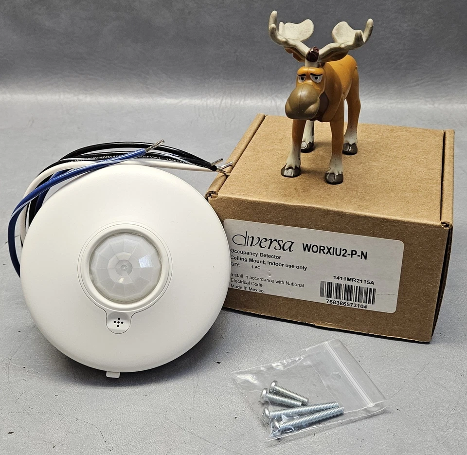 Diversa WORXIU2-P-N Ceiling Occupancy Detector 2-Pole 120/277VAC - Image 1 of 4