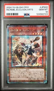 PSA10 YuGiOh White Saintess Eclesia 25th White Story Holo Variant Card - Picture 1 of 3