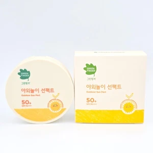 [GREEN FINGER] Outdoor Sun Pact SPF50+ PA++++ 16g / Korean Cosmetics - Picture 1 of 7