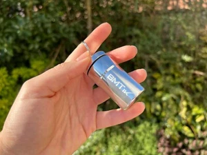 Mini Waterproof Time Capsule Container, Silver, Aluminium, Silicone ‘O’ Ring - Picture 1 of 5