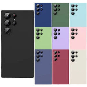 Handyhülle für Samsung Galaxy S24 Ultra Soft Silikon Schutzhülle AEU - Bild 1 von 23