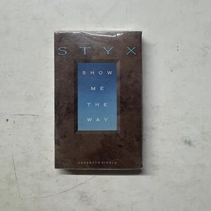 Styx Show Me The Way Cassette Single 1991 A&M - Picture 1 of 2