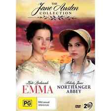 THE JANE AUSTEN COLLECTION EMMA &  NORTHANGER ABBEY DVD, NEW & SEALED, FREE POST