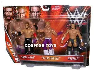 WWE WRESTLING NXT SUPERSTARS SERIE 3 PK SAMI ZAYN TYLER BREEZE NEVILLE MATTEL - Imagen 1 de 2