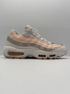 NIKE AIR MAX 95 Shoe Sneaker Lace Up White Pink US 9 EUR 40.5 UK 6.5 - Picture 1 of 10
