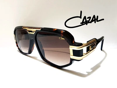 Gafas de sol MOD675 negro tortuga marco dorado lentes marrones para hombre y mujer gafas Foto 1 de 4