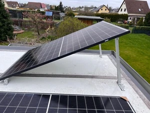 Aufständerung Solarmodul Bodenhalterung Balkonkraftwerk Flachdach PV NEU - Bild 1 von 5