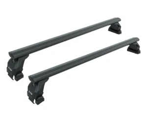 For BMW X4 2014-Up Roof Rack Cross Bars Metal Bracket Normal Roof Alu Black - Picture 1 of 4