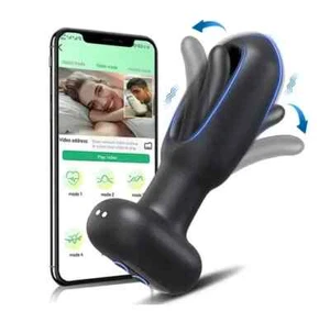 WASSERDICHT SCHWINGEND VIBRIEREND UNISEX G PUNKT STIMULATOR PROSTATA MASSAGEGERÄT - Bild 1 von 14