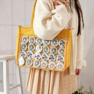 Fashion Lolita Harajuku Square Shoulder Itay bag Crossbody Transparent Handbag
