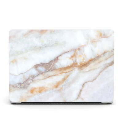 高级印花大理石哑光保护壳 适用于 Macbook M1 M2 Air 13 11 12 Pro 16 14 15 英寸 — 第 1/4 张图片