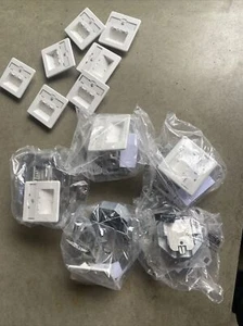 5 Stück Metz E-Dat C6 2 Port UPk RJ45 130738 1102-I RAL 9010 - Bild 1 von 4