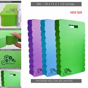 InSassy Garden Kneeler Pad - Kneeling Mat Gardening Baby Bath Work Yoga Exercise - Picture 1 of 13
