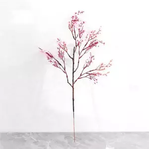 Artificial Pink Cherry Blossom Flower Branch Faux Sakural Floral Party Decor - Picture 1 of 3