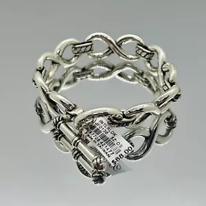 Pulsera Brighton Interlok Infinity Tono Plata JF0136 Nueva $88 - Imagen 1 de 5